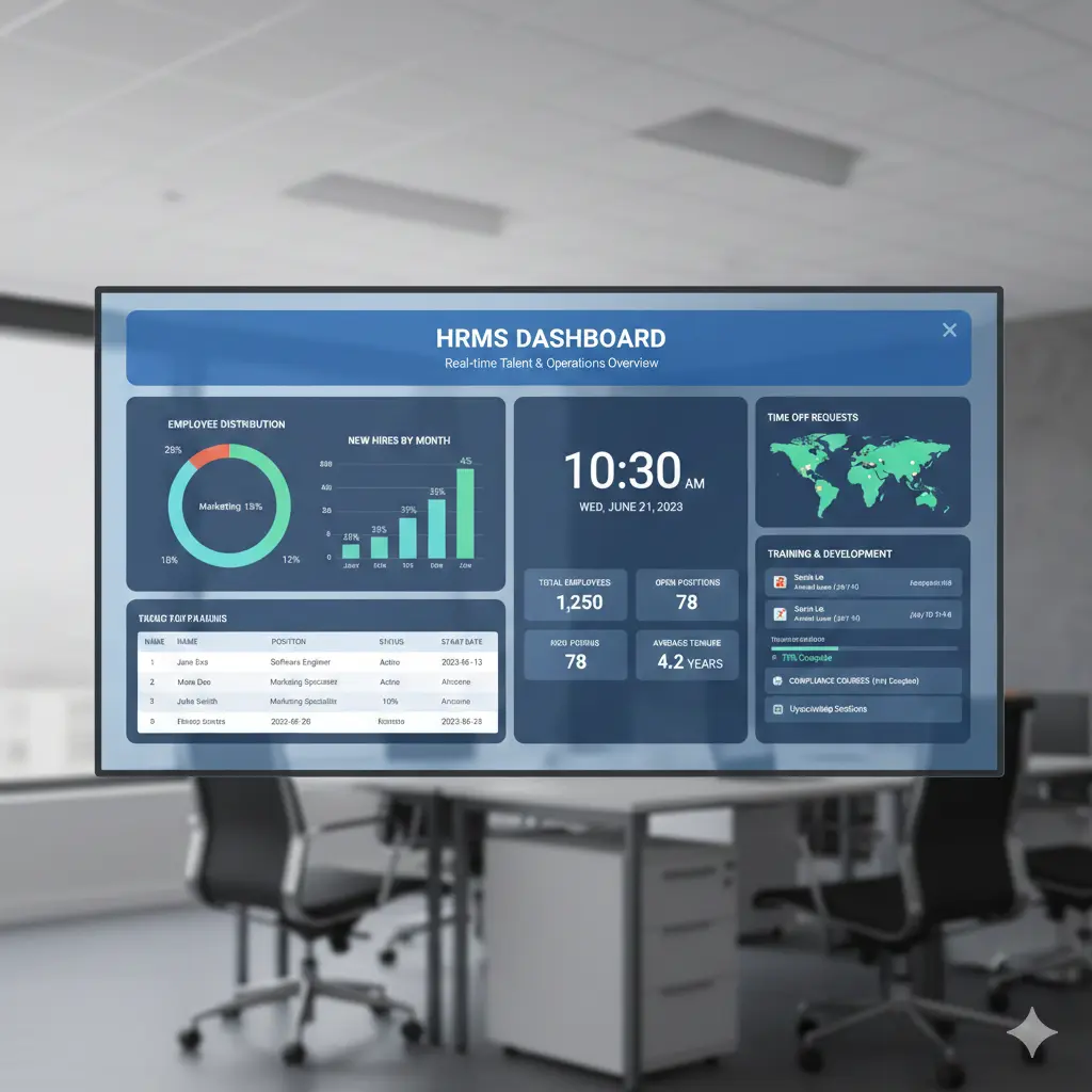 HRMS Software illustration